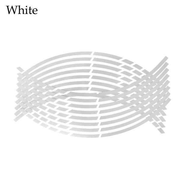 18Inch Wheel Reflective Sticker Motorcycle Wheel Broken Section Reflective Sticker Car Motocross Bike Wheel Hub Reflective Strip