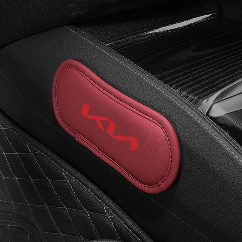 Car Interior Leg Knee Rest Pads Leather Cushion Car Styling For Kia Rio 3 K2 Ceed Cerato K3 Sportage 4 Picanto K5 Optima Sorento Forte Stinger