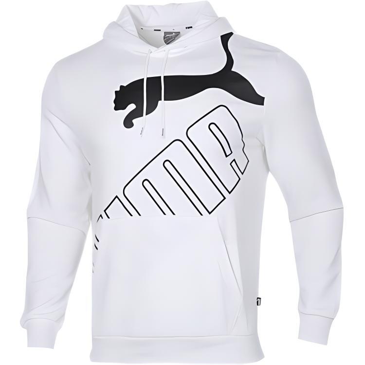PUMA Casual Sports Knit hooded Long Sleeves White Men s 583505-02 S