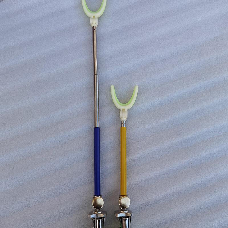 Oeny Luminous Metal Telescopic Fishing Rod Holder