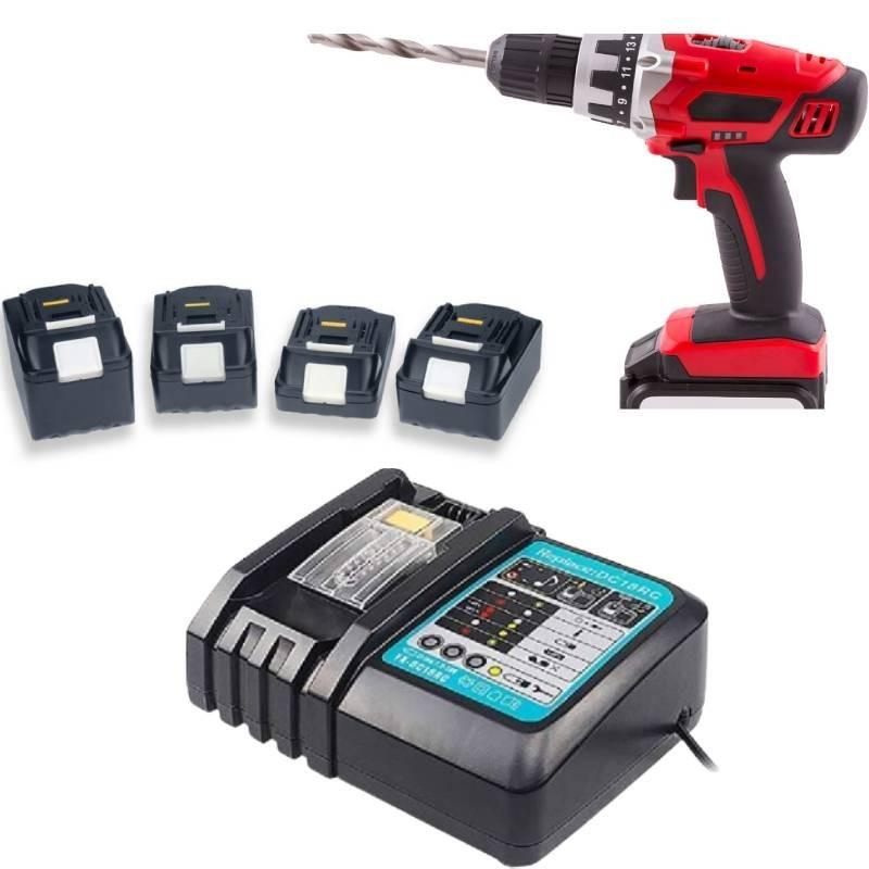 Zuverlässiges Makita DC18RC Ladegerät für 14,4V bis 18V Lithium-Ionen-Akkus mit CE-Zertifizierung