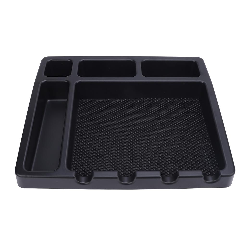 Barber Organizer Tray with 4 Notches Anti Slip Mat Haircut Tools Keeper Clipper Guard Holder Organiz