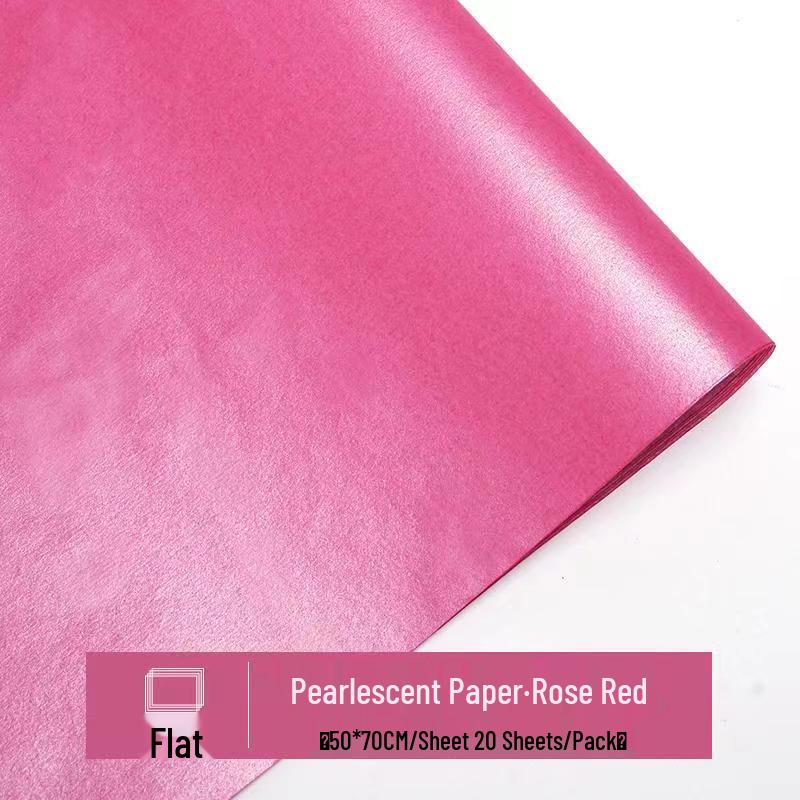 Papel de Embrulho Impermeável Brocade 38g Perolado Neve para Flores Frescas & Arte Floral
