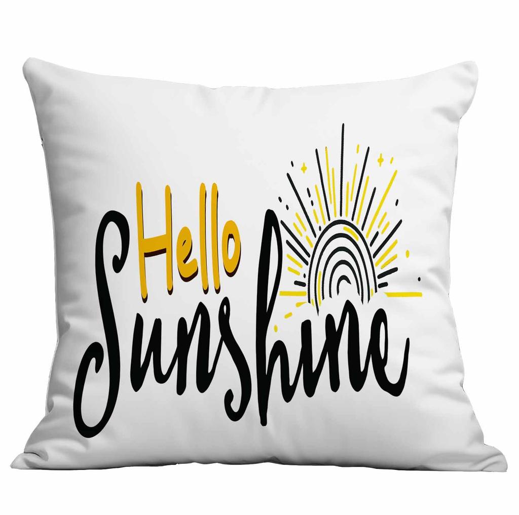 Retro Sunflower Sun Pillow Case Home Sofa Cushion Pillow Case