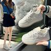 Thick-soled little white women's shoes spring new heightening bread shoes versatile niche soft-soled sports board shoes