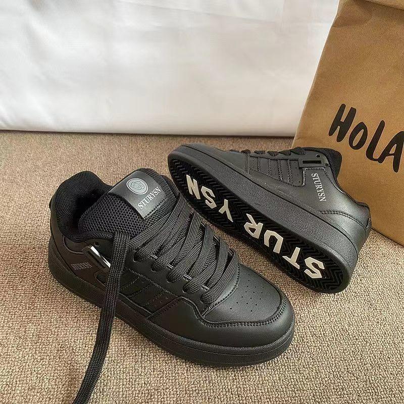 

Darth Vader student style flat-bottomed bread shoes women s summer new shallow mouth lace-up casual board shoes 40 чорний