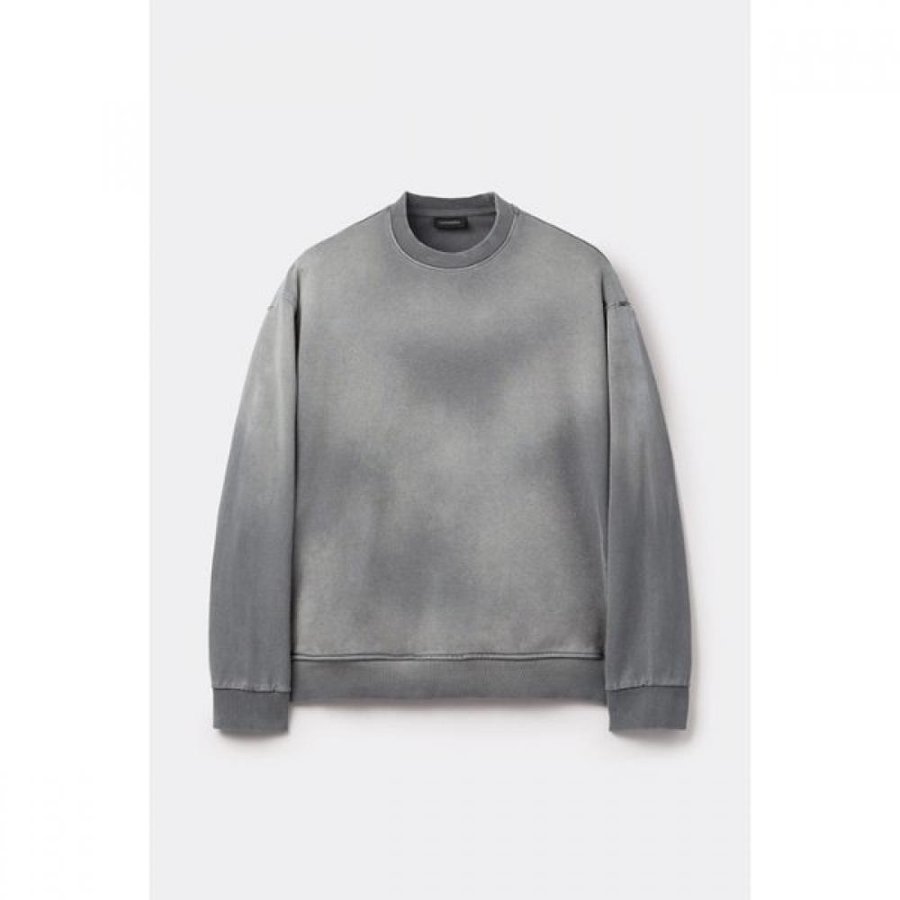 Customellow Grey Dyed Sweatshirt Grey Cwtaw25621gyx
