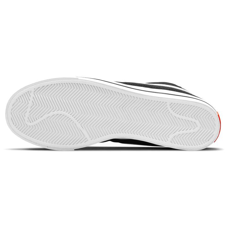 New Nike Court Legacy Canvas Mid 'Black White Orange' Women's DD0161-001