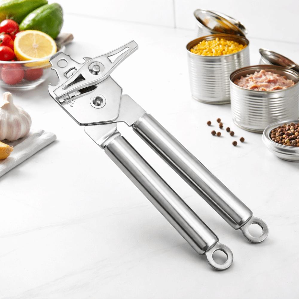Professional Ergonomic Handle Can Opener Compact Durable Bottle Opener Non Slip Labor-Saving Tin Can Opener Craft Beer