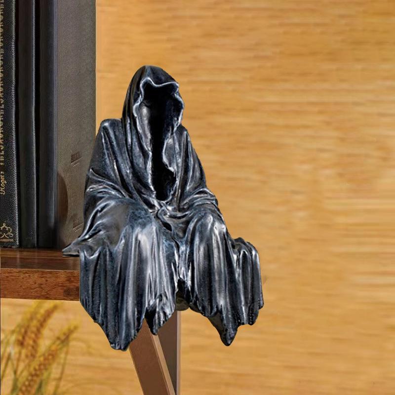 12cm Dementor Mysterious Man In Black Figure King Of The Rings Seated Model Doll Toys Anime Collection Desktop Game Ornaments