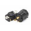 XIONGDA NEMA L5-30A 30A 125V U.S. 3-Hole Industrial Power Socket