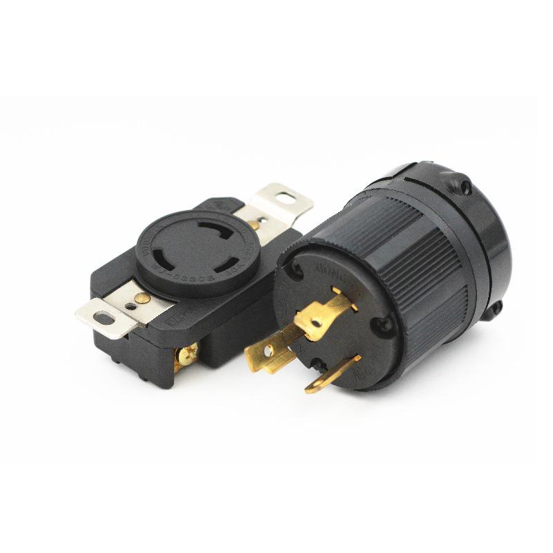 XIONGDA NEMA L5-30A 30A 125V U.S. 3-Hole Industrial Power Socket