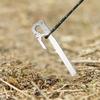 Camping Tent Stakes 6Pcs Canopy Tent Pegs 28cm Stainless Steel Garden Ground Nail beach Awnings Hammock Trampoline Accessories