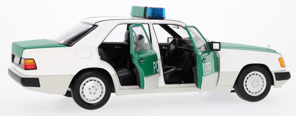 [Mercedes-Benz Collection] Genuine 230E W124 (1989-1993) Police 1/18 Scale Model
