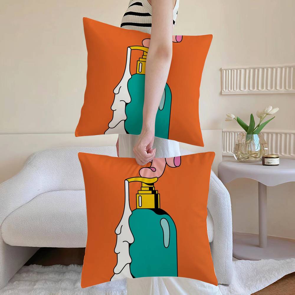 

F-for-tunateS J-Joaquin pillowcase, soft and comfortable, sofa cushion cover, suitable for all kinds of rooms and places 12x12Inch