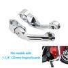 Acessórios para Motocicleta Pedaleiras Anguladas Longas para Estrada 32mm 1-1/4" de Montagem Para Harley Touring Road Glide Dyna Super Glide