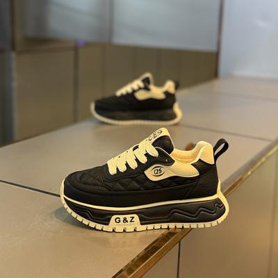 Premium buty light luxury jesień i zima buty sportowe na platformie codzienne studenckie buty Forrest Gump tata