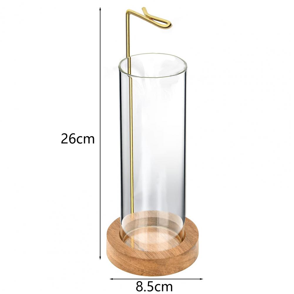 1 Set Räucherstäbchenhalter Überkopf Natura Holz mit Eisenstäbchenbrenner Aromatherapie Teehaus Zubehör Heimzimmer Dekoration