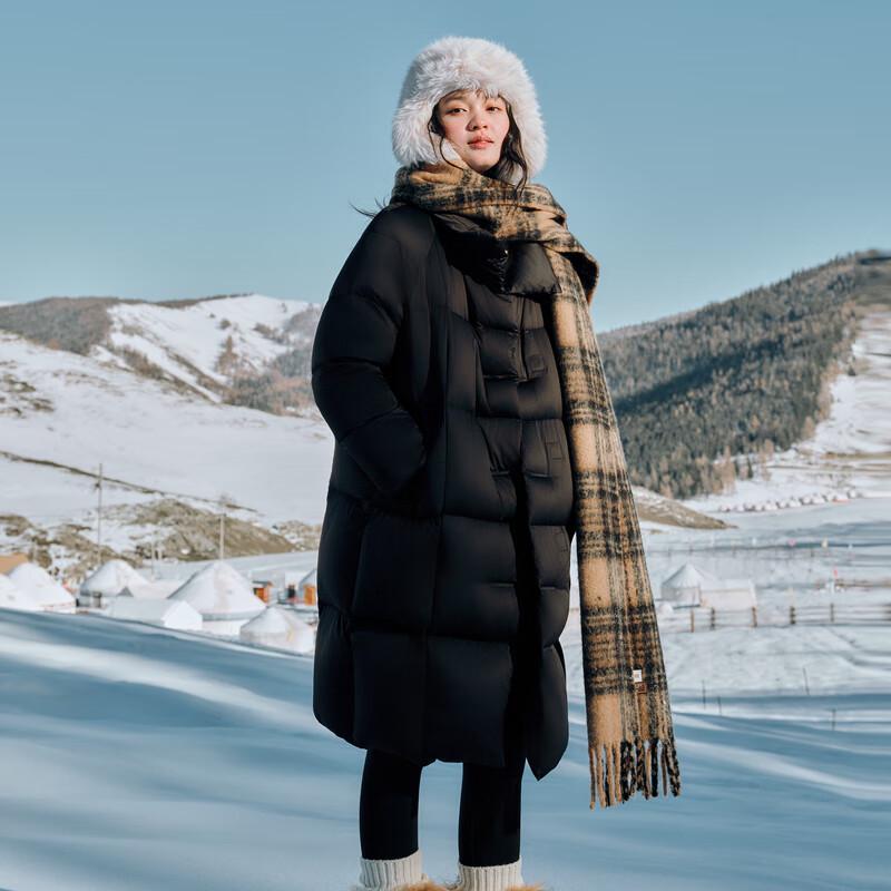 

Осенняя вода Ирен Классический длинный зимний пуховик с высоким воротником XL