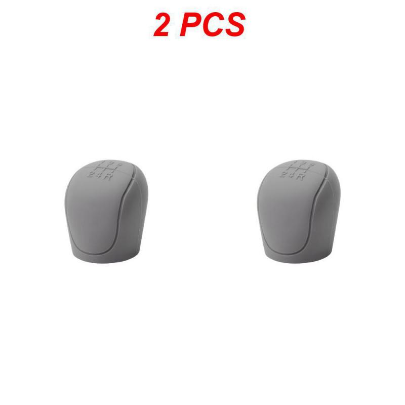 

2/3PCS Brake Handle Cover Premium Portable Knob Cover Silicone Car Gear Head Cover Knob