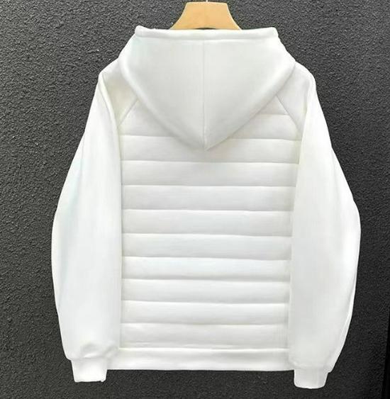 Giacca Casual Leggera Versatile da Uomo con Cappuccio in Cotone con Logo Rotondo USA - Edizione Inverno 2024