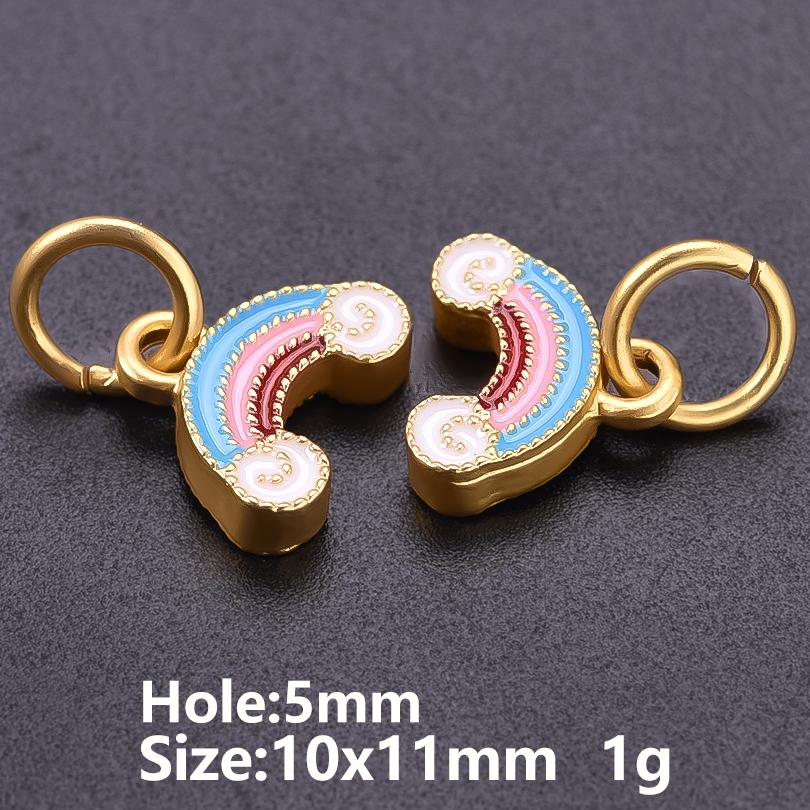 

12pcs Mixed Chinese Gold Color Three-Dimensional Cute Enamel Charms For Jewelry Making Supplies Windmill Stroller Pendant Charm