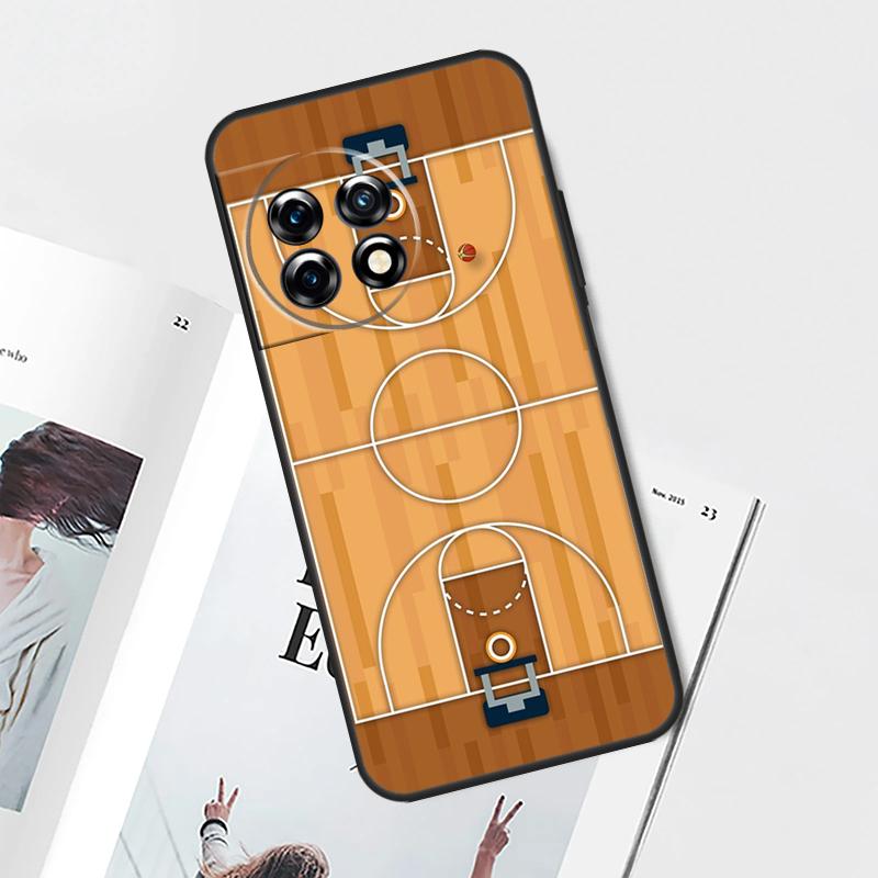 Basketball Court Case For OnePlus Nord CE 5 3 4 Lite N20 N30 OnePlus 15 13 12 11 10 Pro 12R 13R 10T 13T Cover