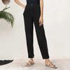 Autumn and winter new high elastic skin-friendly nude quick-drying straight nine-point pants, casual versatile loose sweatpants for women