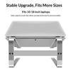 Aluminium Alloy Laptop Holder Stand Portable Foldable Desktop Bracket Support Stand For Tablet Laptop Desktop Holder