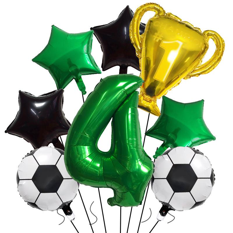 Football Champion Trophy Balloon Set World Cup Themed Party Decoration Children'S Birthday Party Photo