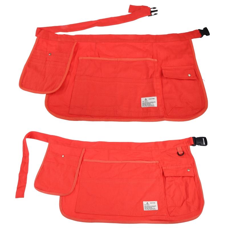 Garden Apron Canvas Work Apron with Pocket Adjustable Tool Apron for Home Garden