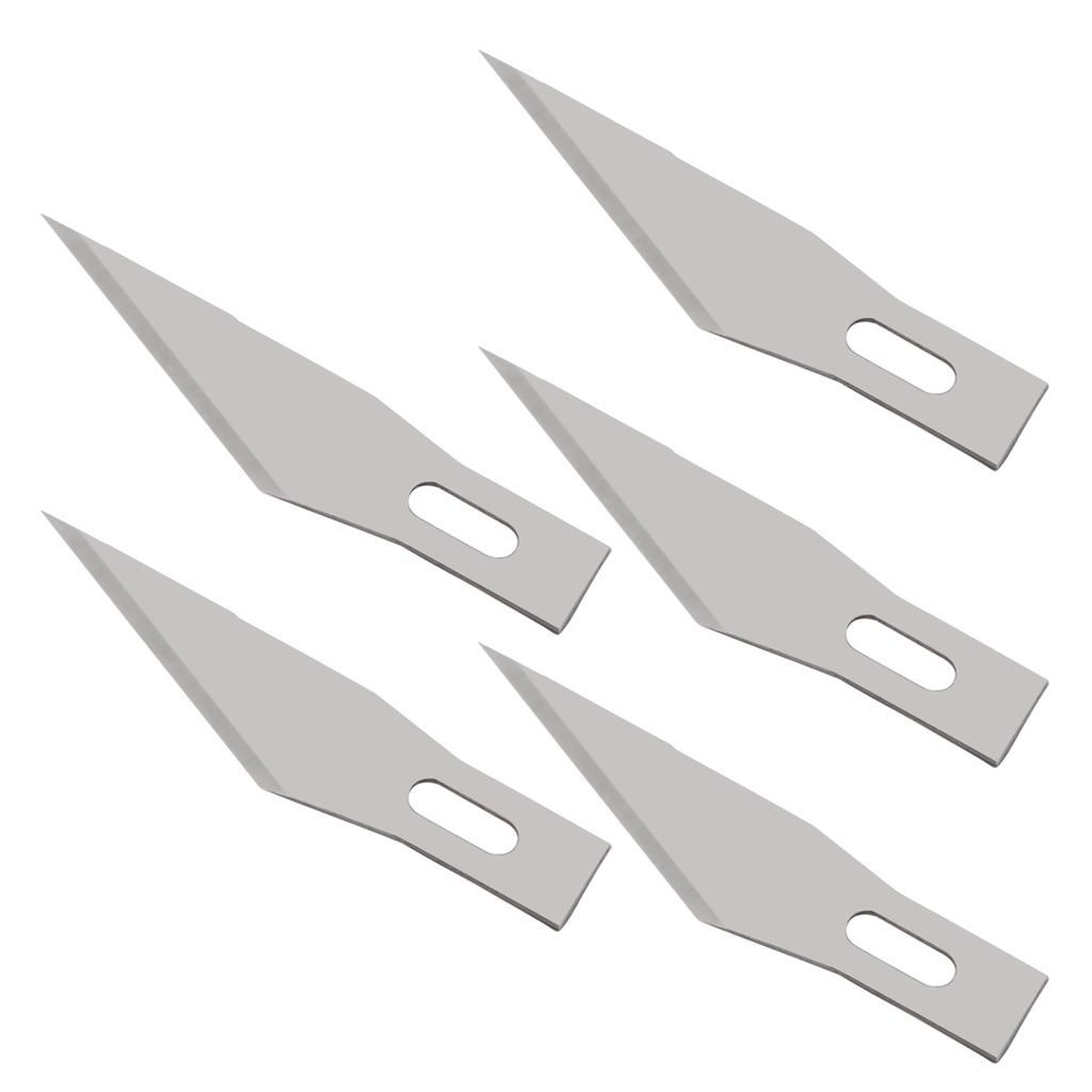 5pcs 11# Bits Stainless Steel Engraving  Bits Metal Bits Wood Carving Bits Replacement Surgical Scalpel Craft Tool