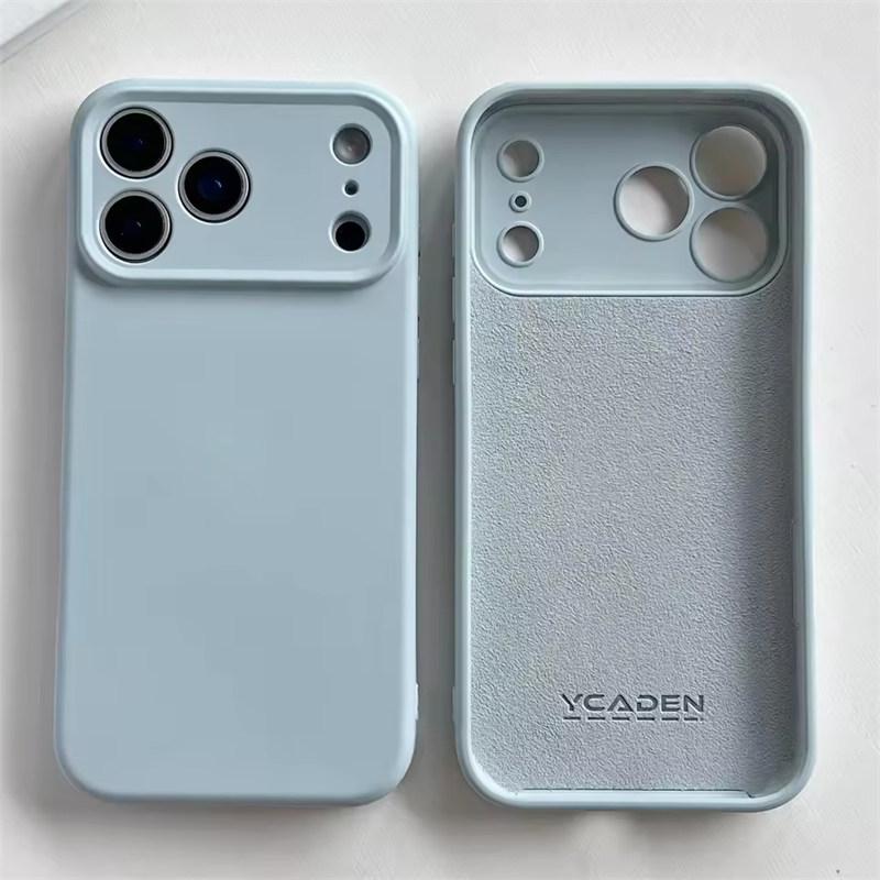 TPU Shockproof Cover For iPhone 17 16 Pro Max For iPhone 17Air 16E 15 14 13 12 Pro Max Plus Case Liquid Silicone TPU Protect Case