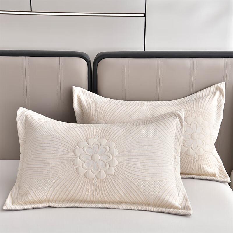 Jie Li Ya Mugwort Jacquard Knitted Cotton Summer Quilt 3-Piece Set