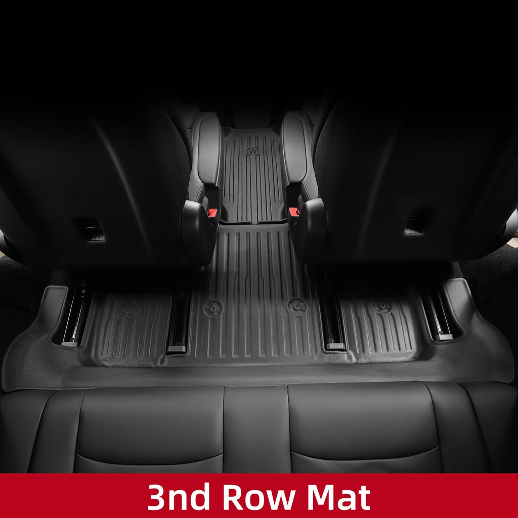 LUCKEASY Right Drive for Tesla Model Y L 6seater 2025 2026 Car Floor Mats Cargo Trunk Pad Foot Mat Protector Strip Accessories
