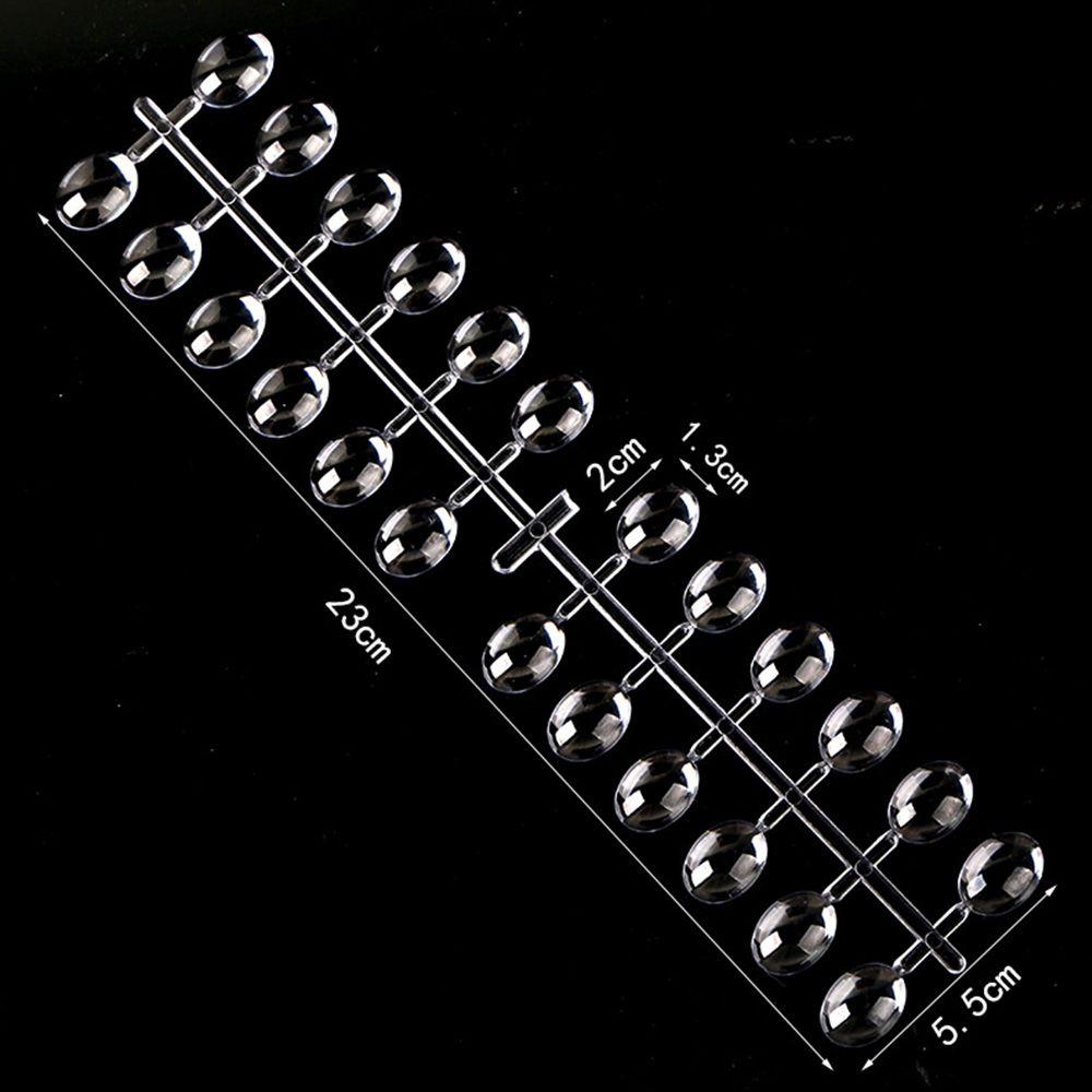 Acrylic Heart Shape Color Showing Shelf Nail Tools Clear Nail Color Card Nail Color Display