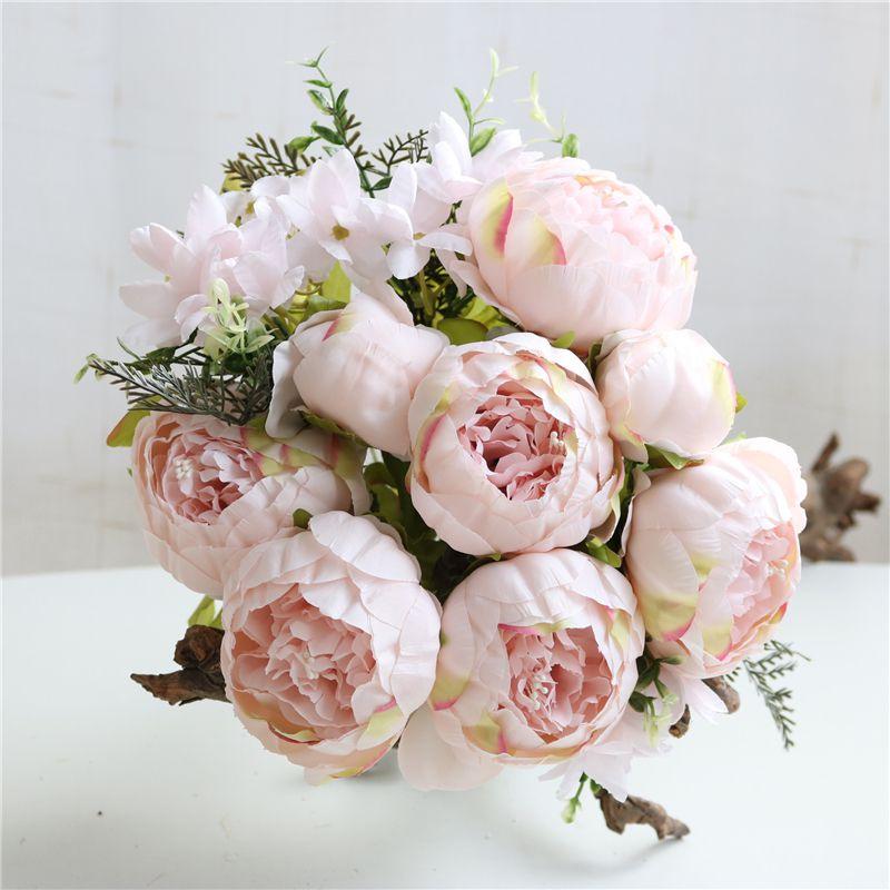 Colored Artificial Peony Flowers Perfect For Home Party Decoration**