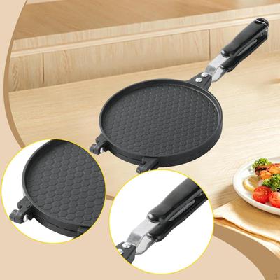 Waffeleisen, Crêpe-Pfanne, Backform, Antihaft-Eierrollenmaschine für Camping und Haushalt