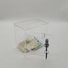 Kids Piggy Bank Case Kids Savings Box Locked Acrylic Money Box Clear with Ideal Savings Solution for Adults Children for Gifting