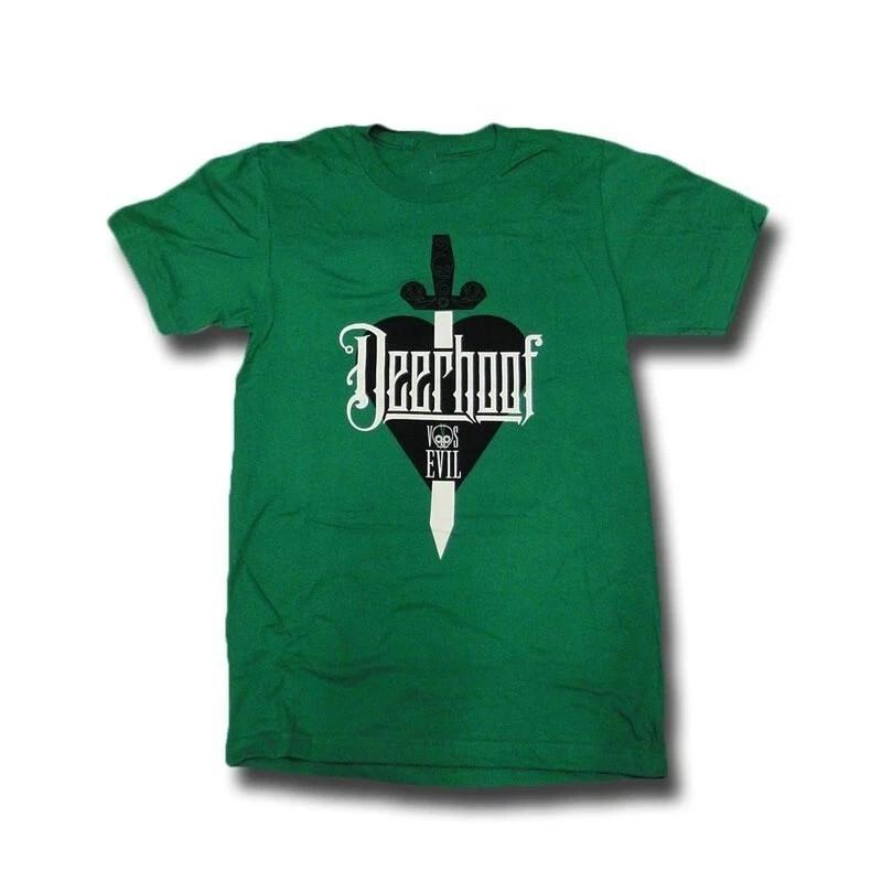 Deerhoof Band Elvis Tee Shirt Green Unisex S5XL Unisex T-Shirt S