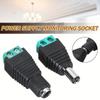 10/20pcs Male+Female 2.1x5.5mm DC Power Jack Plug Adapter Connector for CCTV Camera