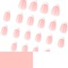 Minimalist classic French white edge manicure short almond nail hot-selling wearing nail fake nails nail piece