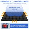 Inflatable Seat Cushion Portable Travel Air Seat Cushion 49 Airbag Comfortable TPU Air Sitting Pad for Home Office Car Traveling