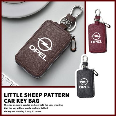 For PU Leather Car Key Bag Auto Key Holder Case with Keychain ADAM ASTRA J K CORSA E INSIGNIA MOKKA VIVA Meriva