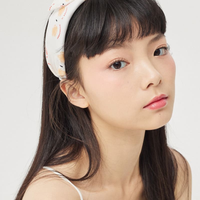 

LOVUEE Сладкий пион шелковая повязка на голову с одинарным бантом Sweet Peony