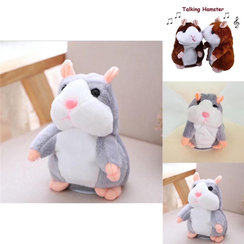 Cute Talking Hamster Pet Plush Toy Kids Sound Record Toy | 15/18cm