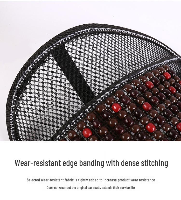 Universal 26 Years Summer Breathable Wood Bead Car Seat Cushion Mat