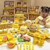 6688-10A Kitchen Role-Play Set: Stovetop, Dishwashing Basin & Tableware for Girls