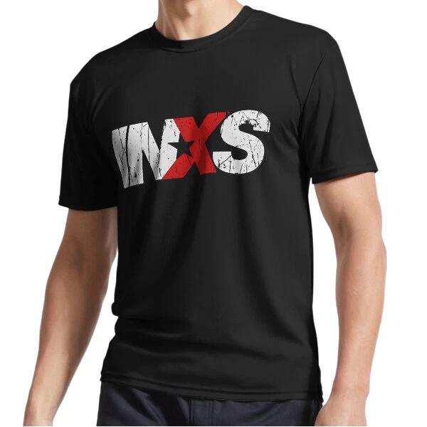 New Inxs Logo Vintage Illustration Active Logo T-Shirt Funny Size S to 5XL