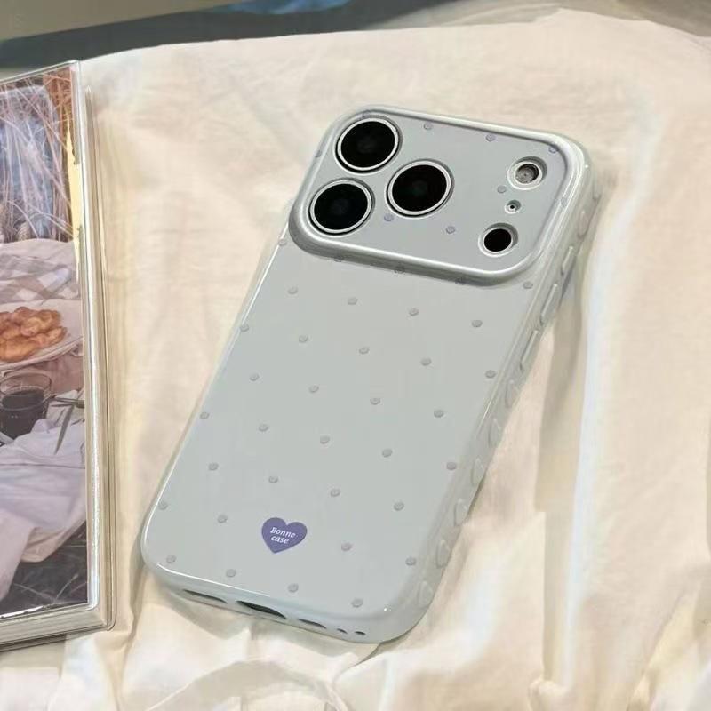 Punkt-Liebesherz-Handyhülle für Apple iPhone 17 Pro Max/16/15/14 Plus